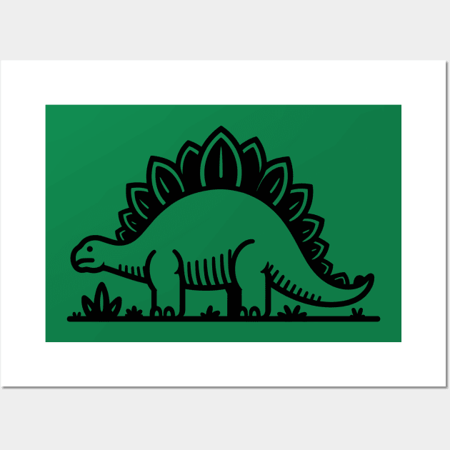 Stegosaurus Wall Art by KayBee Gift Shop